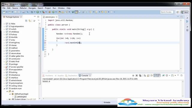035 How to generate random numbers - Mayura Virtual Academy смотреть онлайн