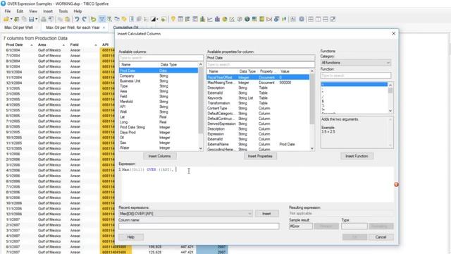 How to use the OVER Function in Calculated Columns in TIBCO Spotfire смотреть онлайн