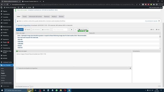 Cómo traducir una plantilla, tema, theme o plugin de Wordpress al instante con "Loco Translate" смотреть онлайн