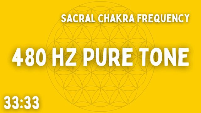 ⚡ 480 HZ PURE TONE ⚡ SACRAL CHAKRA ⚡ 33:33 ⚡ BEN SHAMAN смотреть онлайн