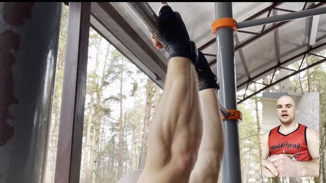 Тренировка плеч на турнике и брусьях. Дельтовидные, бицепс и трицепс. смотреть онлайн