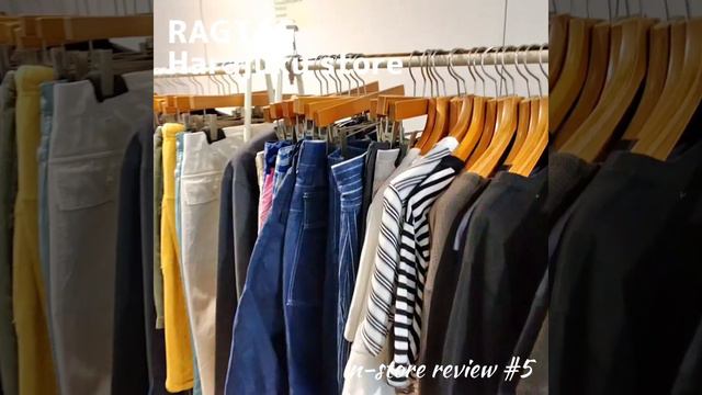 #5 In-store review and price check of Japanese brand used clothing select shop "RAGTAG Harajuku" смотреть онлайн