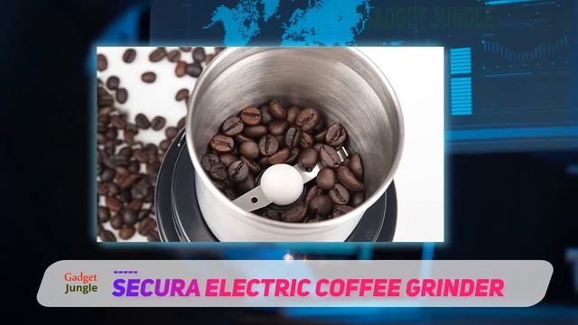 Secura Electric Coffee Grinder - Best Coffee & Spice Grinders Review смотреть онлайн