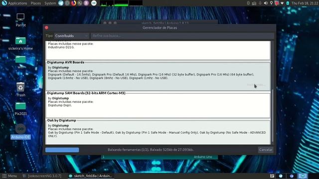 Preparar Arduino IDE para uso com DIgispark смотреть онлайн