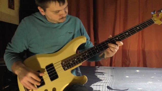 КиШ - Воспоминания о былой любви fingerstyle bass смотреть онлайн