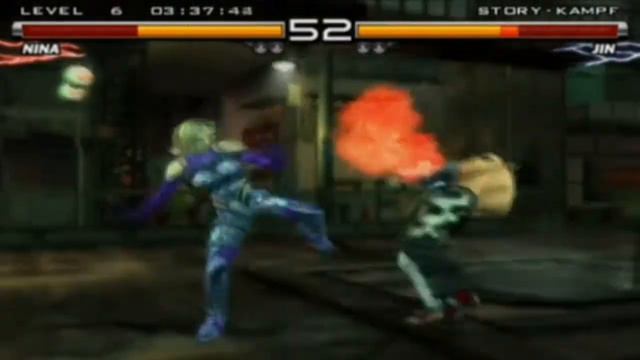 Tekken 5 Gameplay (Story-Mode) (PS2) - Nina Williams смотреть онлайн