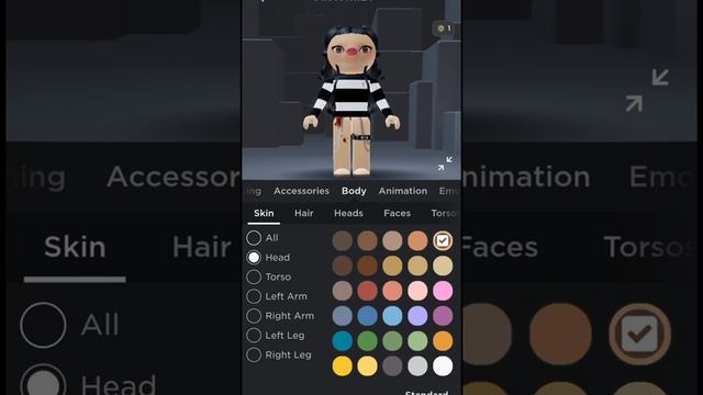 Туториал как сделать черную голову в роблоксе бесплатно, смотри тут//#roblox #роблокс #рек #реки смотреть онлайн