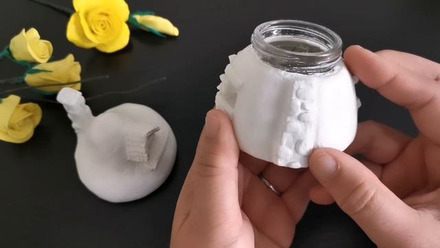 Mini Smurfs Mushroom House Jar DIY - Homemade Clay - House No.3 смотреть онлайн