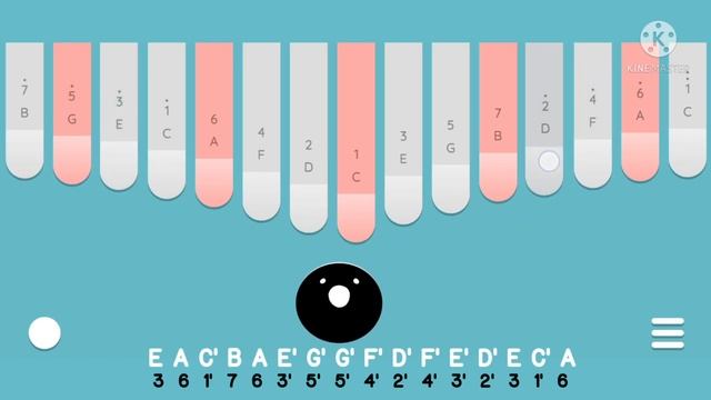 HEDWIG'S THEME | Harry Potter Kalimba Cover With Easy Tabs (Keylimba App)