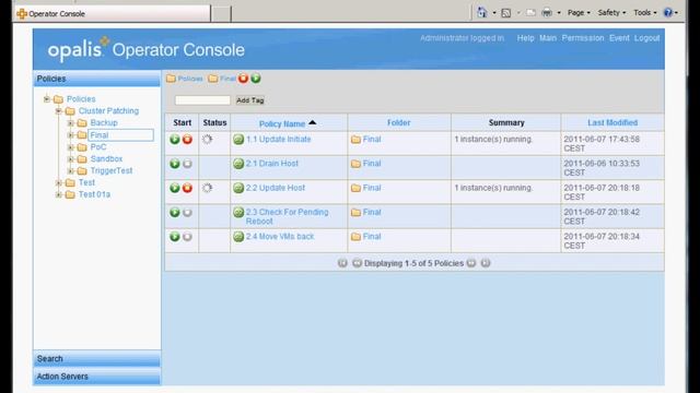 Opalis Hyper-V Cluster Patch Management - Part 2.wmv смотреть онлайн