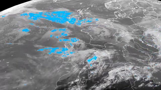 Europe percipation/clouds timelapse 13-02-2016 смотреть онлайн