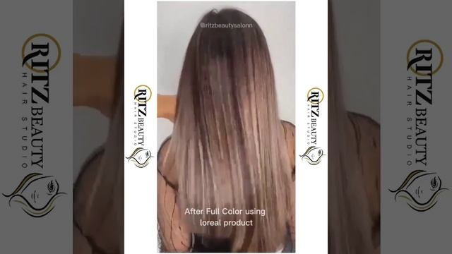 Full color using Loreal product Handle by Fajar ✔️..haircolor balayage ashbrown smokeblue смотреть онлайн
