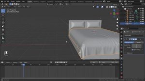 Blender bed - Create a realistic bed in blender in 10 mins | ( Beginner tutorial )