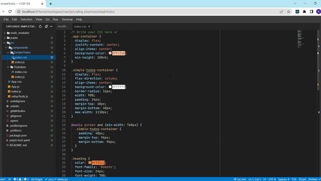 CODING PRACTICE 6 | SIMPLE TODOS | REACT JS | CCBP 4.O | CCBP смотреть онлайн