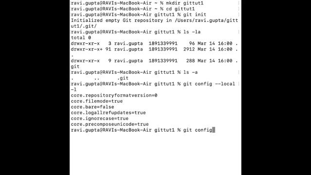 git config, git config list, git config set смотреть онлайн