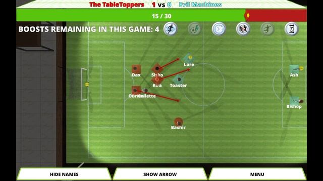 TableTop Soccer Gameplay v4 смотреть онлайн