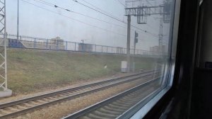 Участок Речной вокзал - Новосибирск-Главный на электропоезде ЭД4М-0331