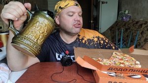 МУКБАНГ Три додо пиццы/ОБЖОР пицца