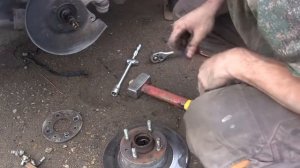 Установка шпилек на ступицу в жигулях