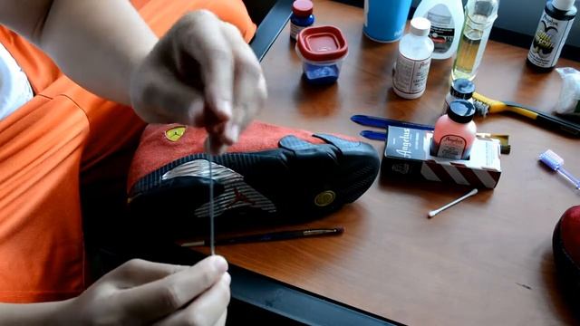 Ferrari 14 Jordan Restoration! How to Redye suede on Jordans? Red Angelus Suede Dye review смотреть онлайн