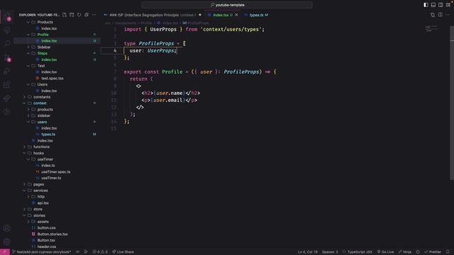 SOLID no React.js - Interface Segregation Principle смотреть онлайн