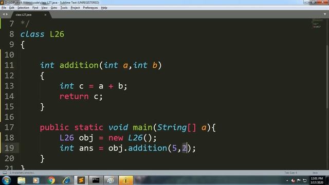 user define function and its category in java | Part - 1| Lesson - 27 | JAVA in Hindi смотреть онлайн