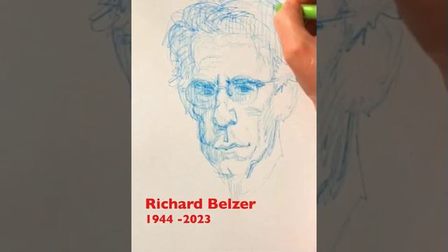 Richard Belzer Timelapse Drawing смотреть онлайн