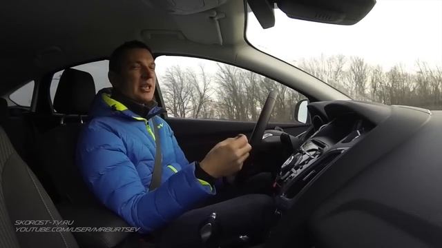 Тест-драйв Ford Focus против VW Golf 7 смотреть онлайн