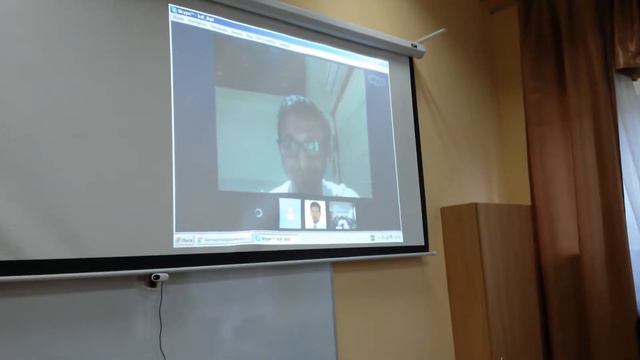 Видеомост студентов и преподавателей УИПА с Rohit Kandakatla Индия в лаборатории КТО кафедры ИКПТ смотреть онлайн