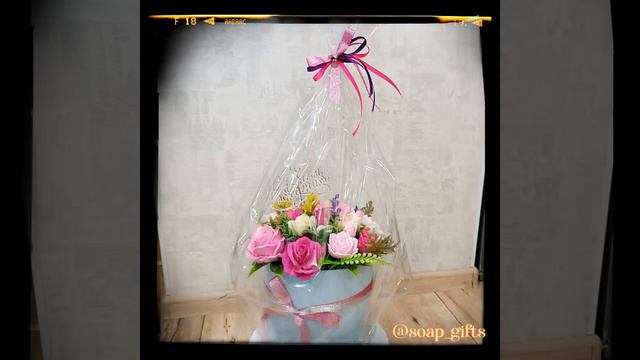 Мыловарение. Розы. Огромный букет роз из мыла. Цветы из мыла. #flowers #soaproses смотреть онлайн