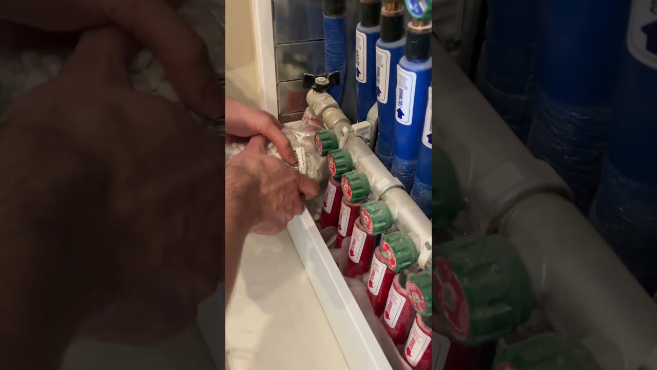 Желание клиента - закон добавляем камешки в ревизионную зону коллектора отопления смотреть онлайн