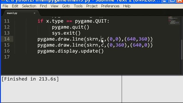 Pygame Line Draw 005 смотреть онлайн