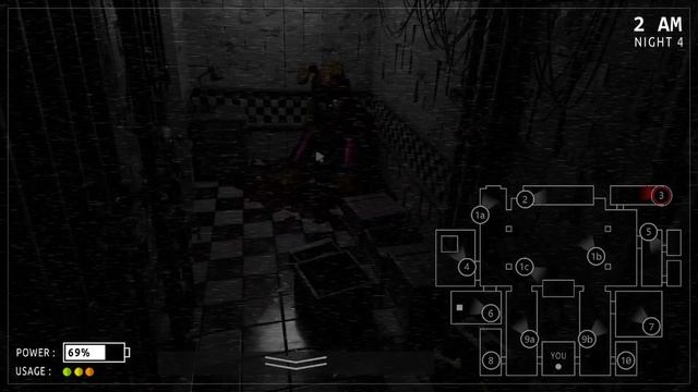 FNAF+ | ФНАФ ПЛЮС | НОЧЬ 4 | ОТКРЫЛ 3 КАМЕРУ * НАШЕЛ SPRINGBONNY*