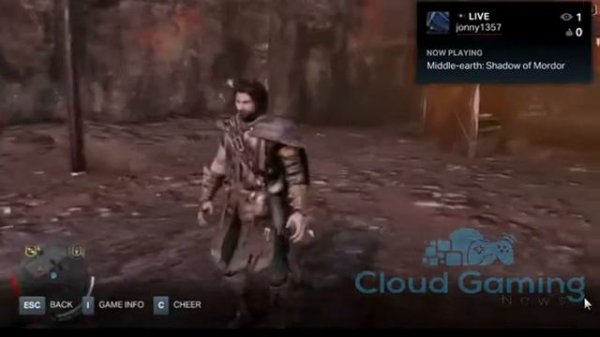 OnLive on Android - Middle Earth Shadow Of Mordor Gameplay