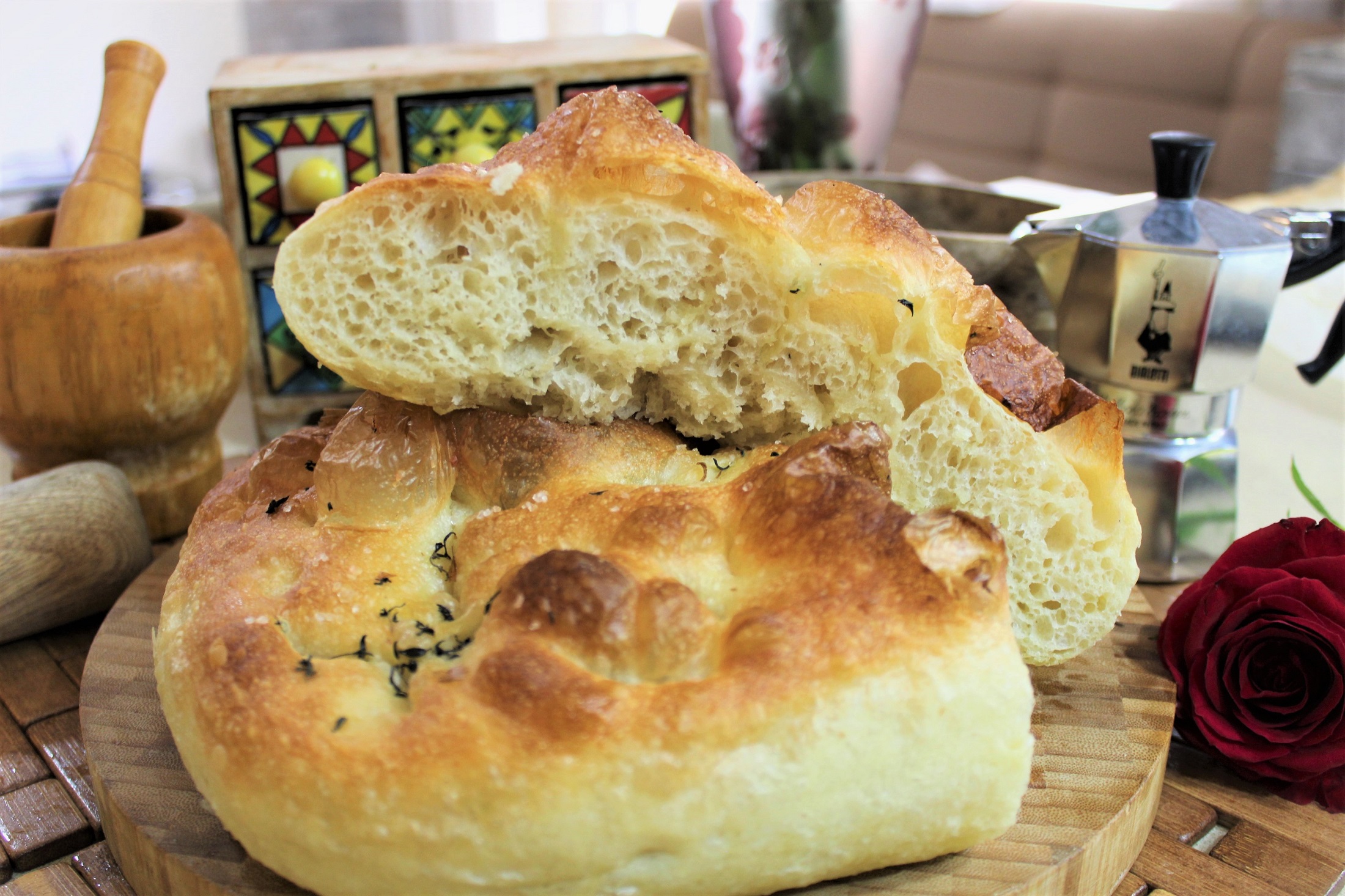 Итальянский плоский хлеб