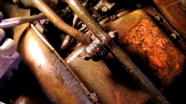 Spin On Oil Filter Removal '55 Ford 6 смотреть онлайн