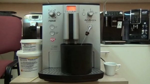 Чистка от накипи кофемашины Rotel AroMatica Digital 271