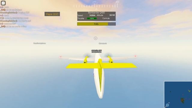 Самолет Авиалиний Балтика! Я пилот! Roblox Training Pilot Simulator. смотреть онлайн