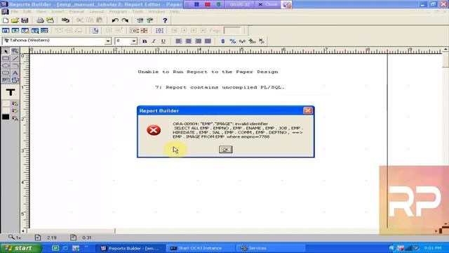 Oracle Reports Builder Tutorials lecture 29 смотреть онлайн