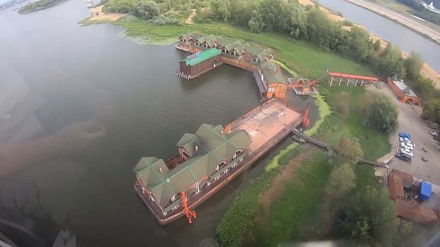 Нижний Новгород. Канатная дорога через Волгу смотреть онлайн