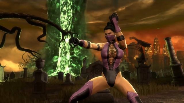 Mortal Kombat Komplete Edition - Mileena Performs All Victory Poses смотреть онлайн