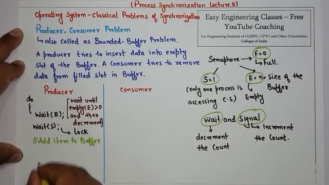 L26: Producer Consumer Problem | Process Synchronization Problem | Semaphore Solution | OS Lectures смотреть онлайн
