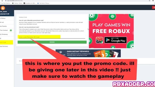 How To Earn Free Robux * New Promocode For Roblox * Part 3.