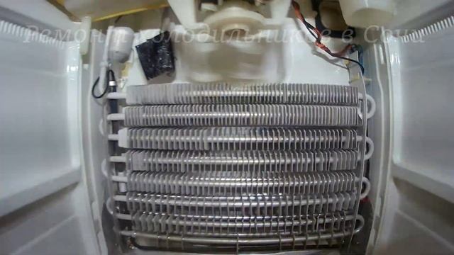 Ремонт холодильника LG GR-349SQF, замена вентилятора. смотреть онлайн