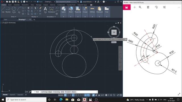 Autocad 2d Exercises Tutorials / Practice Drawing | 2d CAD Exercise in Autocad 2022. смотреть онлайн