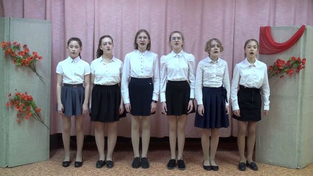 Ансамбль средних классов "Цветные сны" МАОУ СОШ 37 - "Горячий снег" смотреть онлайн