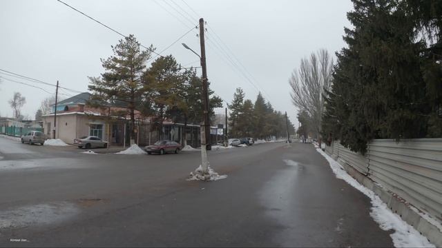 Село ПАНФИЛОВА - Табаксовхоз, Алматинская область, Казахстан, 2021. Обзор села. смотреть онлайн