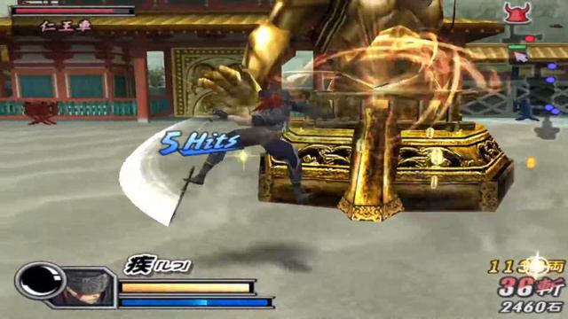 sengoku basara 2 shinobi fuma kotaro melawan sultan || game pcsx2 (PS2) смотреть онлайн