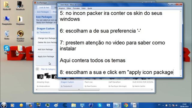 Mudando o Skin Do Windows смотреть онлайн