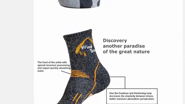 Мужские носки Coolmax, 3 пары, мужские уличные носки, быстросохнущие, спортивные смотреть онлайн